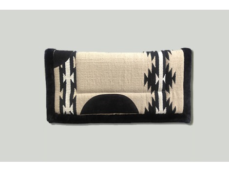 Western saddlepad with synthetic fur