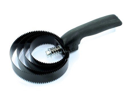 Round metal curry comb