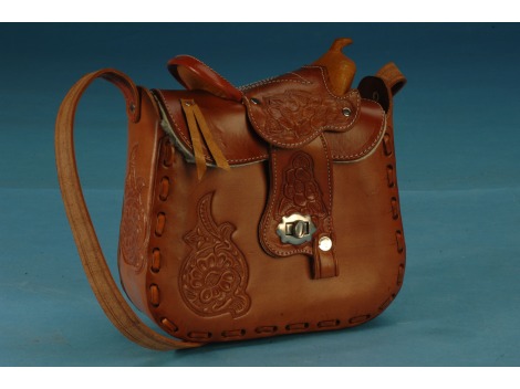 Western saddle handbag