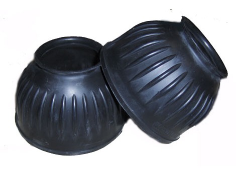 Closed rubber bell boots