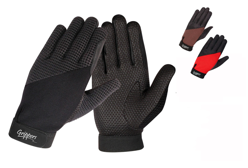 Grippers riding gloves - Silicone touch