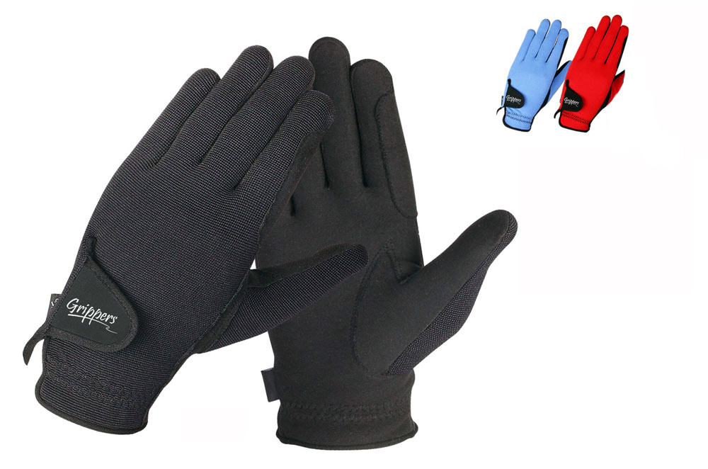 Grippers riding gloves