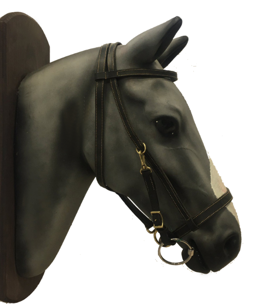 Leather stock bridle