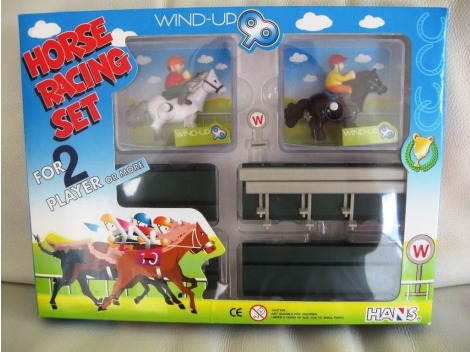 Wind up Horse Racer set