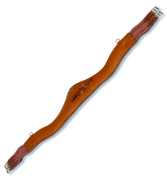 Stübben Leather Contour Girth with elastic ends