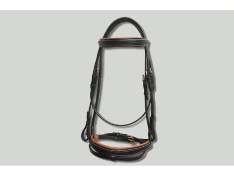 English leather bridle with padding