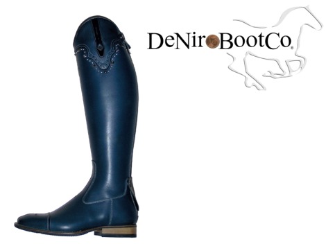 Μπότα δερμάτινη αγώνων De Niro Boot Co Navy