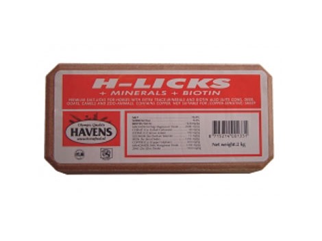 Havens H-Licks +Minerals +Biotin (2kg)