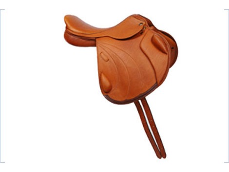 Santa Cruz jumping leather saddle - monoflap (close contact)