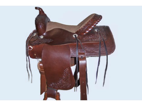 Red Horns Western Saddle