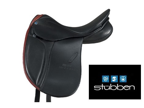 Stübben leather dressage saddle - Juventus