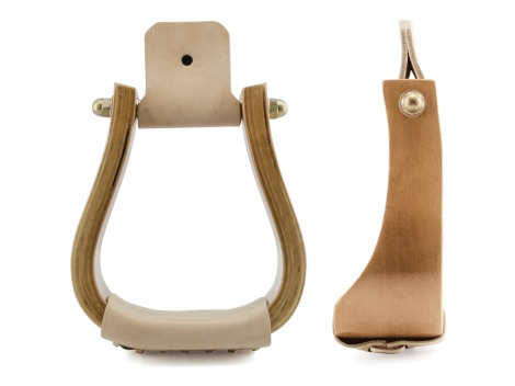 Western Metalab wooden stirrups