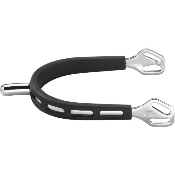 Sprenger stainless steel english spurs - rubber